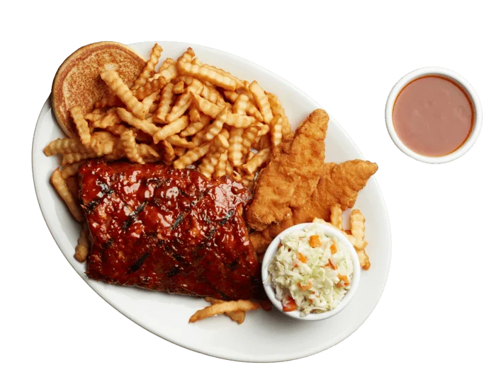 Demi-côtes levées et 2 filets