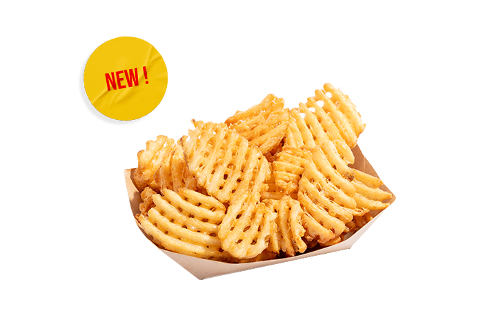 Au Coq/Benny Seasoned waffle fries